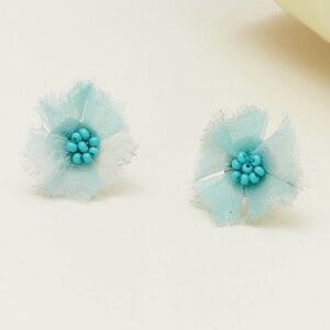 Mignonne Gavigan Bloom Earrings in Seafoam. NWT!
